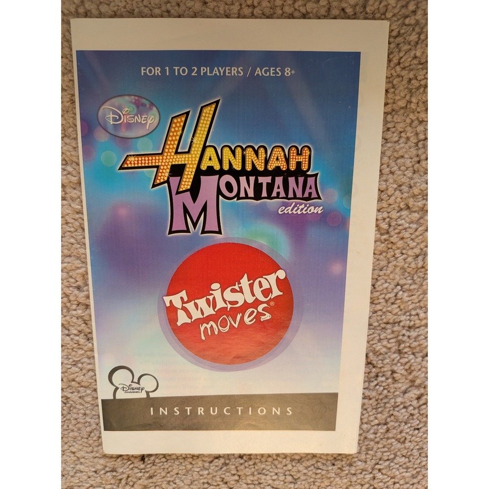 Disney Hannah Montana Twister Moves Board Game Milton Bradley Missing CD 1 - Picture 2 of 8